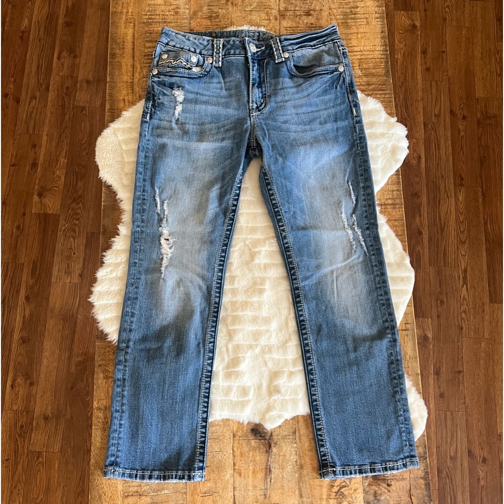 Miss Me Boyfriend Capri Jeams JB1046P Size 28
